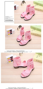 Girls Bow Sandals Princess Summer Shoes for Kids Fashion Cute Beach Wear