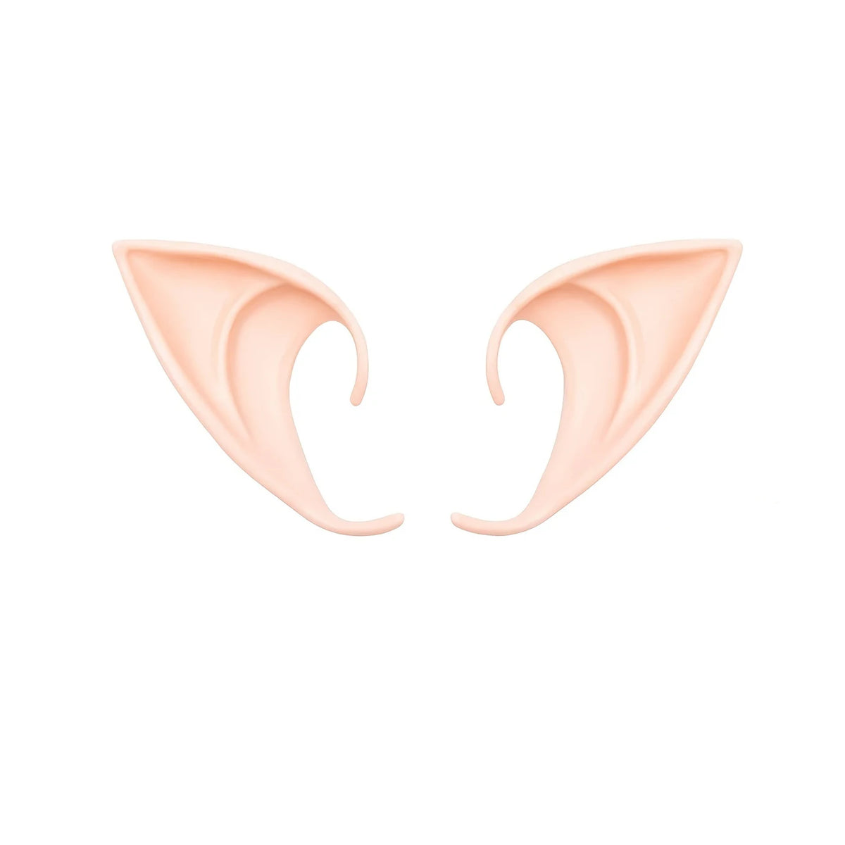1pair Cosplay Fairy Elf Ears Soft Pointed Tips Anime Party Dress Up Costume Masquerade Accessories For Halloween Christmas Party