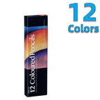 12 Color Oily Colored Pencils Set for Drawing and Sketching