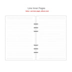 A5 A6 A7 Laser Notebook Planner Organizer Binder Books Journal Sketchbook Accessories Diary Office Supplies Notebook