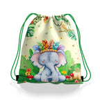 1pc Non Woven Drawstring Bag Birthday Party Gift Bag for Boys Girls Shoulder Storage Bag Multiple Themed Parties to Choose from