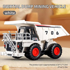 1pcs Mini Children Inertia Car Toy Simulation Mining Engineering Car Toy Model Creative  Games Pull Back Car Mining Car Boy Gift