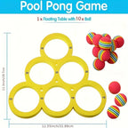 Fun Splash Christmas Party Sports Floating shower Game Toy - Durable EVA Material, Random Color Ball, Perfect for Christmas Fun