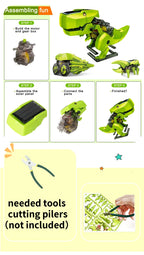 Solar Powered Dinosaur STEM Robot Kit for Kids