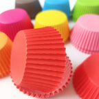 200/300/500pcs Mixed Color Baking Cups Cupcakes Muffin Liners Paper Cup Molds Greaseproof  Wrapper for Party Wedding Birthday
