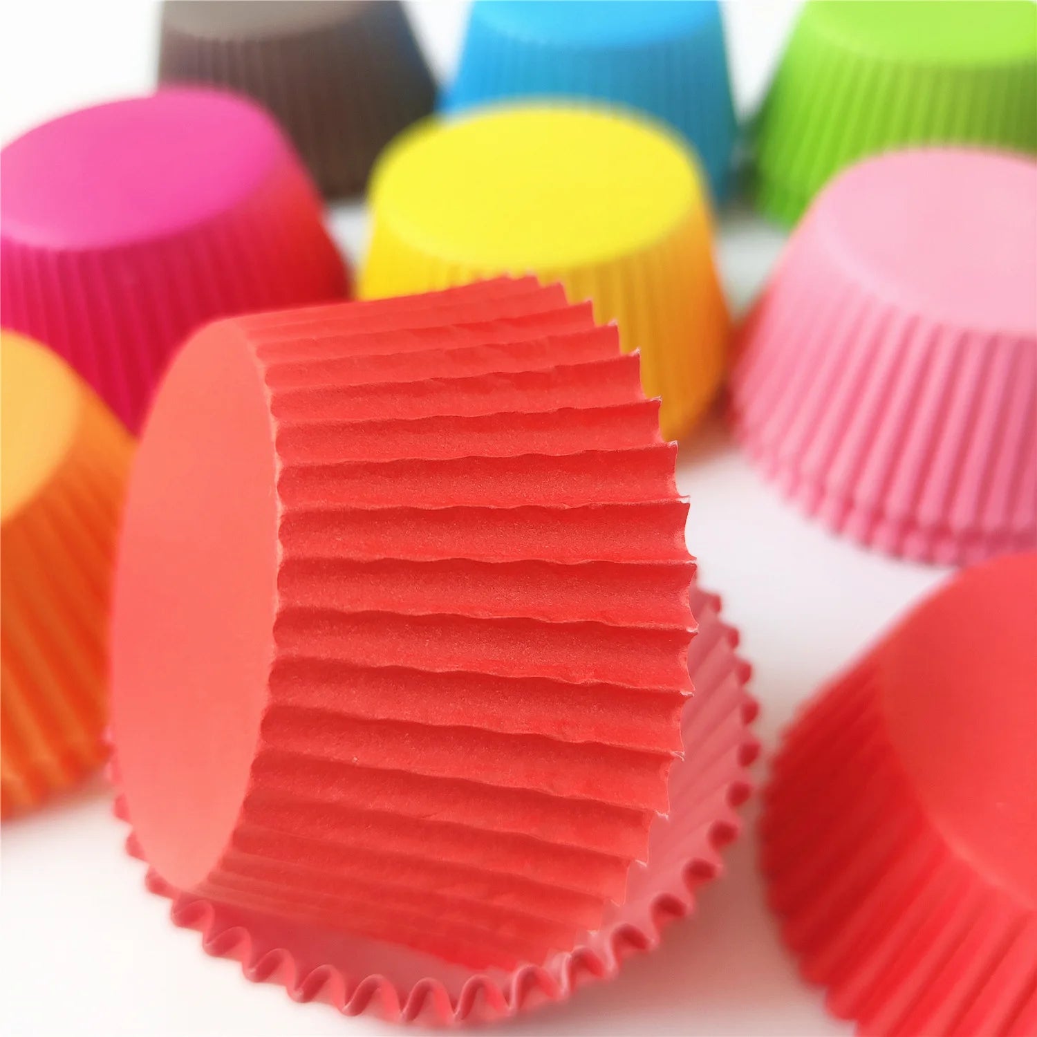 200/300/500pcs Mixed Color Baking Cups Cupcakes Muffin Liners Paper Cup Molds Greaseproof  Wrapper for Party Wedding Birthday