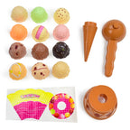 Children Simulation Food Kitchen Toy Ice Cream Stack Up Play Kids Pretend Play Toys Educational Toys For Baby Gifts