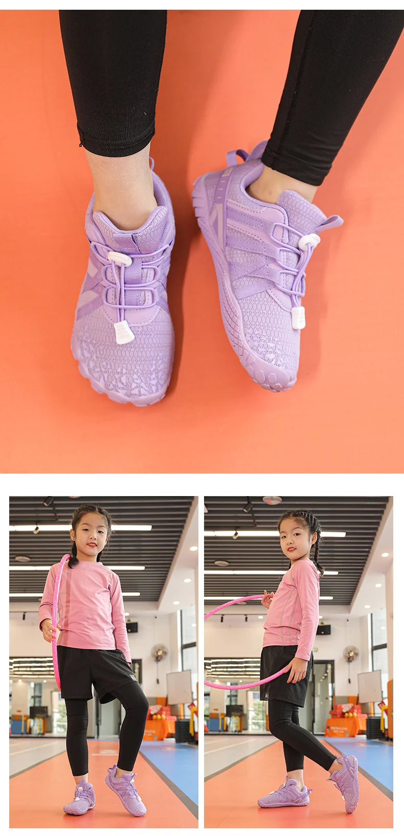 Kids Barefoot Shoes Natural Splay Sneakers for Children