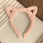 1 Plush Cat Ear Headband with Cute and Girlish Style, Perfect for Daily Use, Cute and Eye-catching