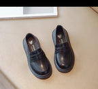 Children's Leather Shoes Classic British Style for Boys Girls