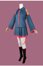 Anime In Stock Kasane Teto Blue Miku Cosplay Costume Wig Anime Mikuu UTAU Vtuber Halloween Carnival Party Women Performance Suit
