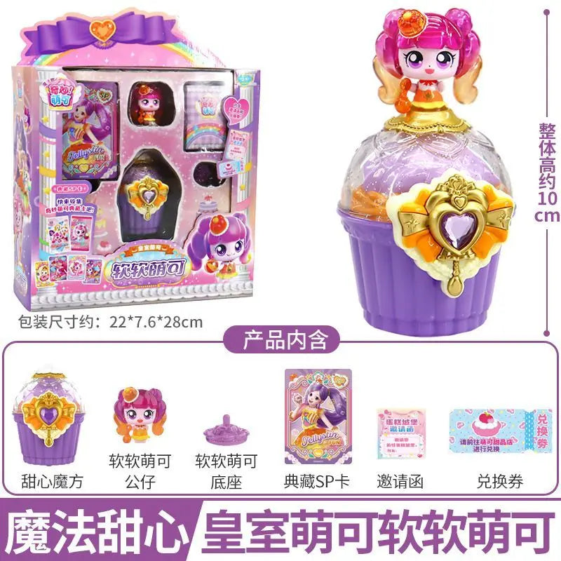New Catch Teenieping Kawaii Anime Figures Magic Sweetheart Cake Series Love Princess Sweetheart Play Home For Kids Birthday Gift