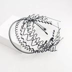 3/6PCS Men's Hair Hoops Simplified Korean Fashion Wash Face Anti Slip Head Hoops Sports Invisible Hair Clips Women's Hair Hoops