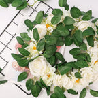 50/100pcs Artificial Plant Rose Leaves Christmas Home Outdoor UV protection Garden Wall Wedding Bridal Bouquet Diy Decorative