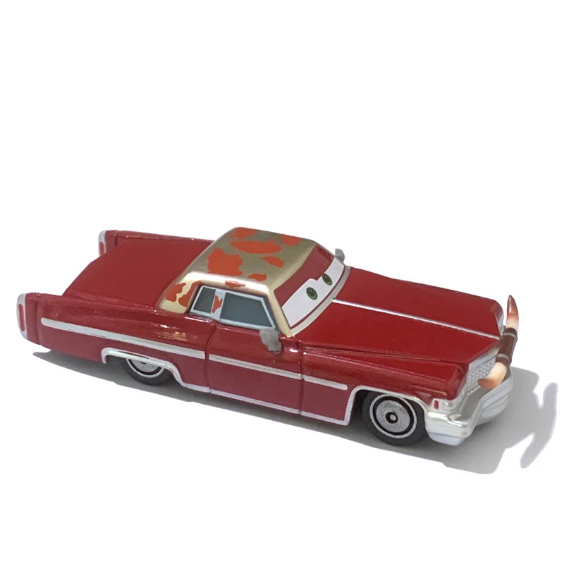 Cartoon Pixar Cars Tractors 1/55 Metal Die Casting Model Car Alloy Material Anime Figure Collectibles Racing Toys Birthday Gifts