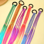 6 Pieces of Multi-Color Bohemian Style Sweet Wig Braid Hair Ties Suitable for Girls