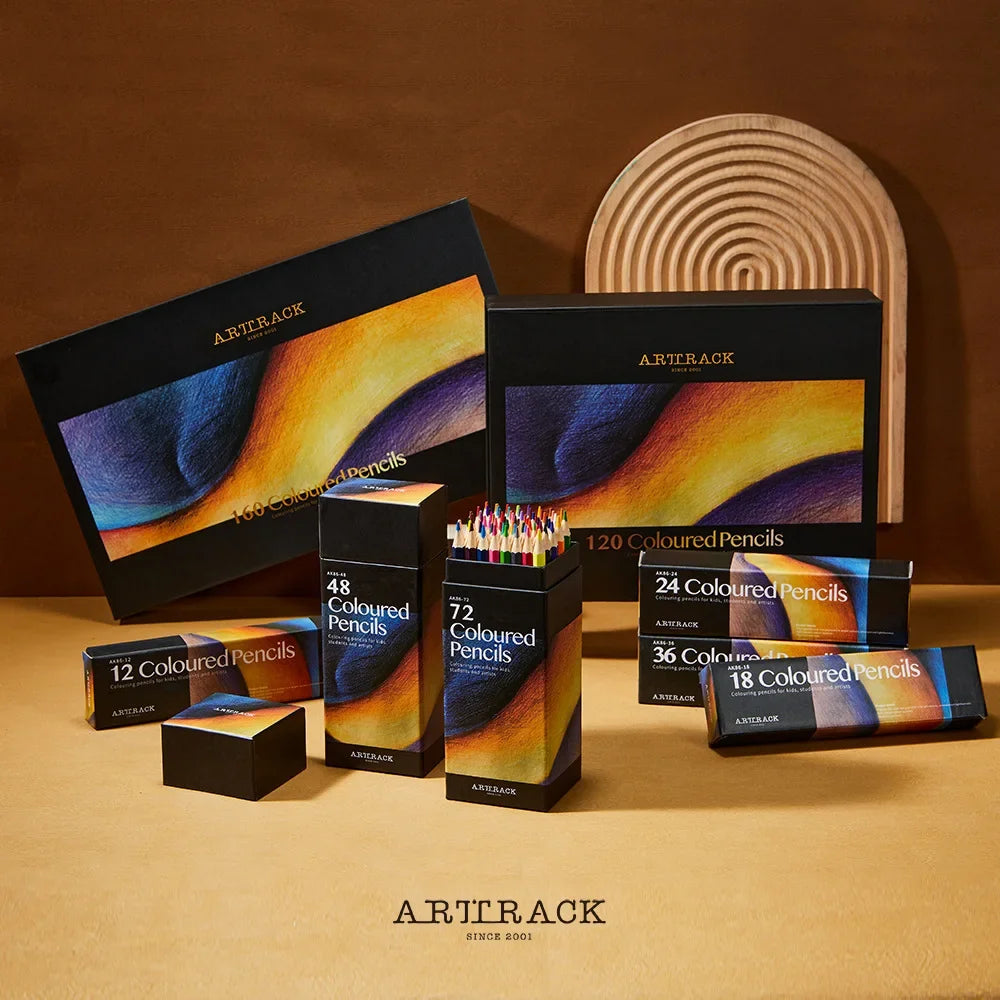 12 Color Oily Colored Pencils Set for Drawing and Sketching