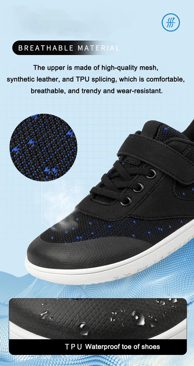 Kids Wide Barefoot Shoes Minimalist Sneakers for Growing Feet