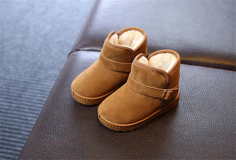 Fashion Children Casual Shoes Girls Boys Cotton Snow Boots Warm Kids Boots Boy Winter Cotton Shoes Sneakers ботинки мартин