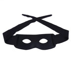 Halloween Masquerade Half Mask Bandit Ninja Lone Ranger Costume Black Eye Mask Exquisite Halloween Cosplay Costume Party Prop