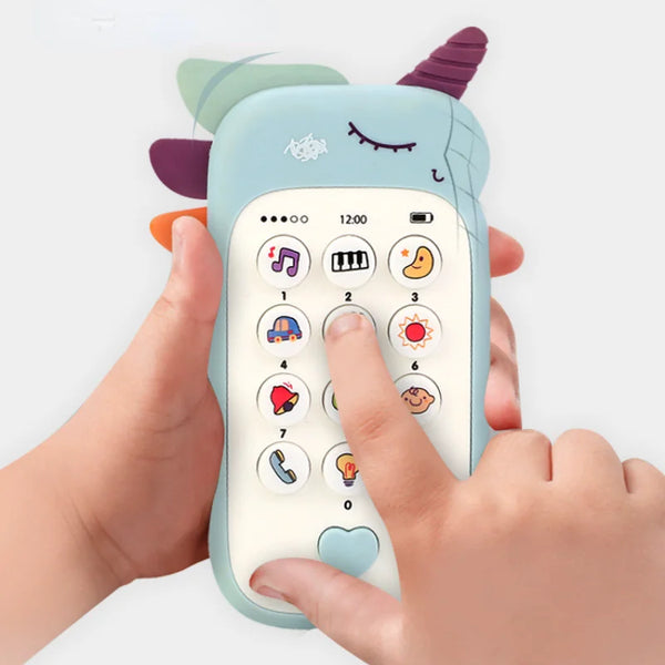 Baby Phone Toy – Musical Sound Telephone with Teether for Infants