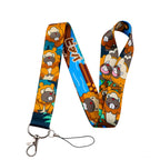 Cute Anime Lanyards For Key Neck Strap Lanyards ID Badge Holder Keychain Key Holder Hang Rope Keyrings Accessories Gifts