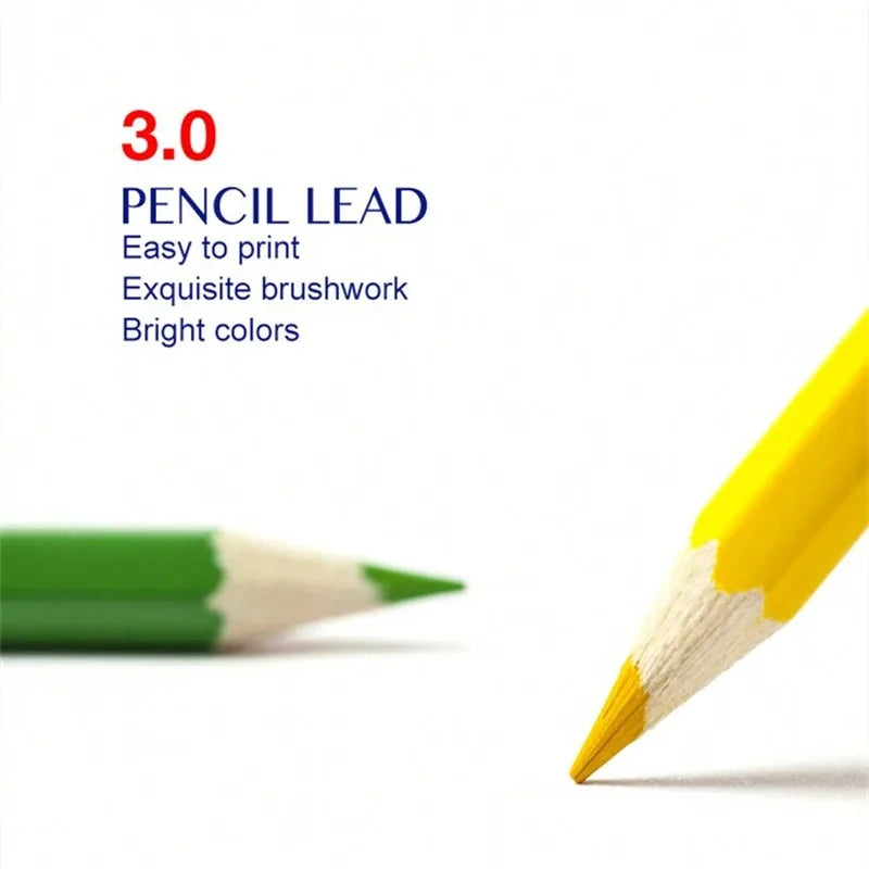 12 Color Oily Colored Pencils Set for Drawing and Sketching