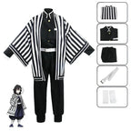 Anime Kimetsu No Yaiba Iguro Obanai Kimono Uniform Anime Pruik Cosplay Kostuum Halloween Feest