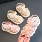 Baby Girl Bow Beach Sandals Soft Non Slip Summer Shoes