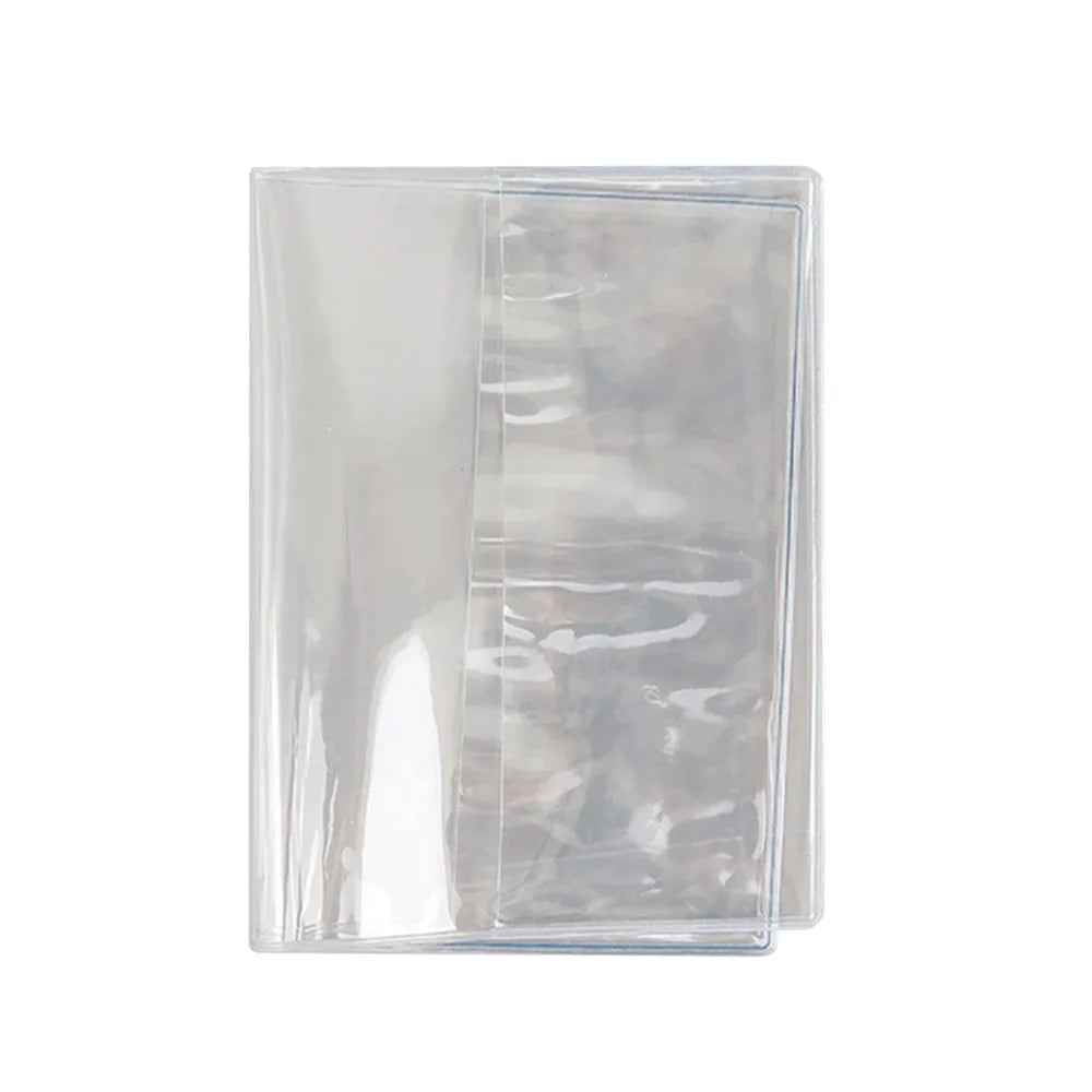 PVC Durable A5/A6 Notebook Protective Sleeve PVC Waterproof Book Cover Transparent Binder Protective Cover Diary