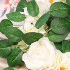 50/100pcs Artificial Plant Rose Leaves Christmas Home Outdoor UV protection Garden Wall Wedding Bridal Bouquet Diy Decorative