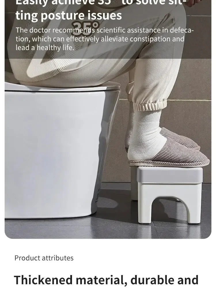 New Bathroom Squatty Potty Toilet Stool for Children Pregnant Woman Seat Elderly Toilet Foot Stand Stool Bathroom Accessories