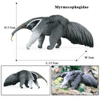 Oenux Wild Animals Simulation AArdvark Anteater Armadillo Pangolin Ant Natural Enemy Figurines PVC Model Collection Kid Toy Gift