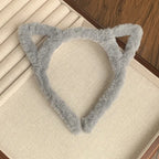 1 Plush Cat Ear Headband with Cute and Girlish Style, Perfect for Daily Use, Cute and Eye-catching