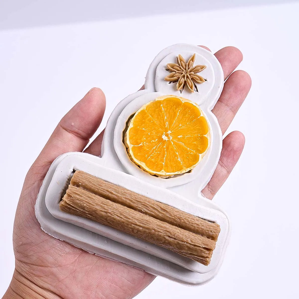 Autumn Candle Silicone Mold DIY Handmade Lemon Cinnamon Star Anise Nuts Pumpkin Molds Plaster Resin Chocolate Cake Decor Supplie