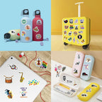100pcs Custom Stickers Labels With Logo NameText Waterproof glossy film Die Cut Vinyl Personalized For Business logo