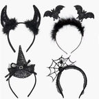 Halloween headbands, Devil bat spider headbands, Party hairpins, Dance decorative props, Role-playing headbands