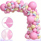 132PCS Rainbow Unicorn Balloon Arch Wreath Kit