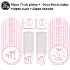 Pink Bow Cupcake Liners Coquette Bow Cupcake Wrappers Baking Cups for Baby Shower Wedding Bridal Showers Birthday Party Decors