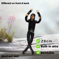 Anime Michael Jackson Cosplay Prop Doll Plush Stuffed Figure Dolls Room Decoration Abstract Joint Mobility Props Gift