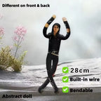 Anime Michael Jackson Cosplay Prop Doll Plush Stuffed Figure Dolls Room Decoration Abstract Joint Mobility Props Gift