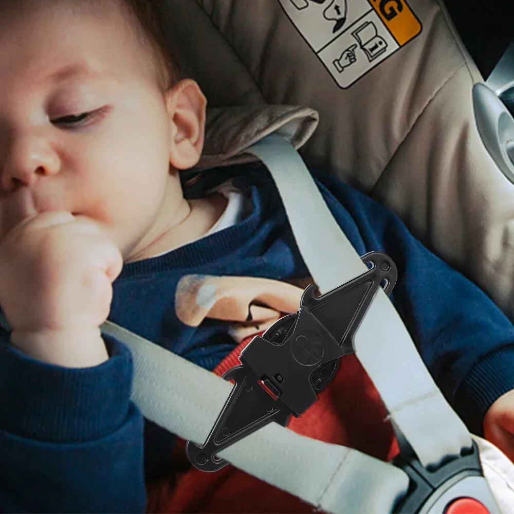 Car Child Safety Seat Belt Shoulder Belt Positioning Buckle Fixer Adjuster Baby Stroller Chest Buckle Lock Buckle Accessories
