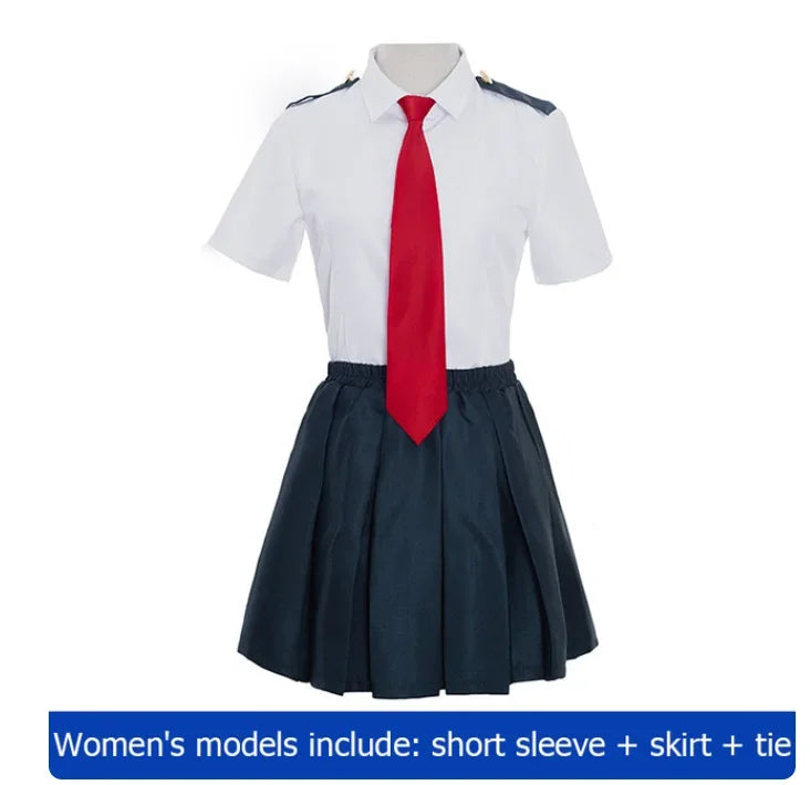 My Hero Academia Anime  Midoriya Izuku Cosplay Costume Todoroki Shoto School Uniform Set Wig Suit Unisex Halloween Role Play