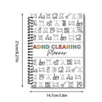 Household Chore Task Notebook Daily Weekly Monthly Cleaning Planner Family Home Cleaning Schedule Chart For Household Management