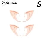 Cosplay Angel Elf Ears Silicone Fairy Vampire Ear DIY Themed Party Costume Accessories Halloween Christmas Decor Photo Props
