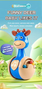 Roly Poly Baby Toys 6 to 12 Months, Tumbler Wobbler Toys for Infant Boy Girl - Perfect for Learning to Climb & Early Education!