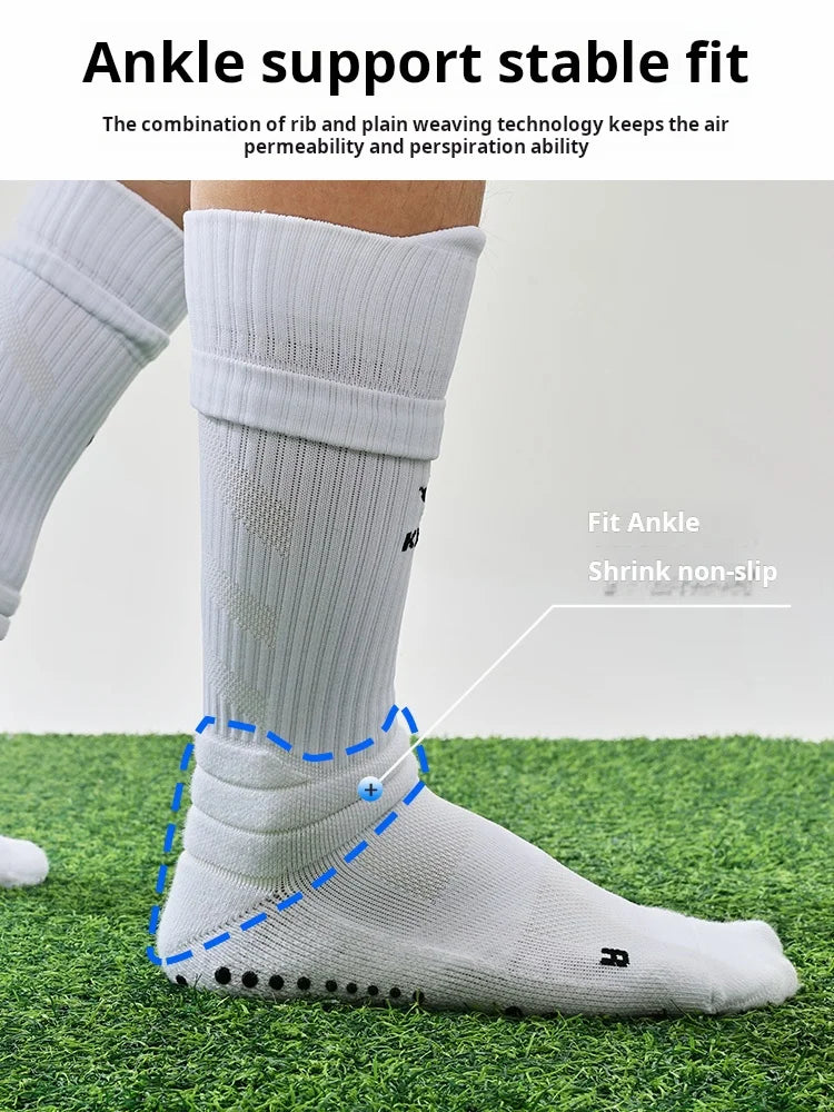 Kelme Football Socks Men's Middle Tube Thick Towel Bottom Youth Professional Competition Training Non Slip Socks