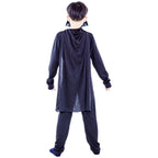 Boys Classic Movie Mask Costume Printed Cartoon Darth Vader Cape Armor Onesie Halloween Kids Fantasy Cosplay Costume