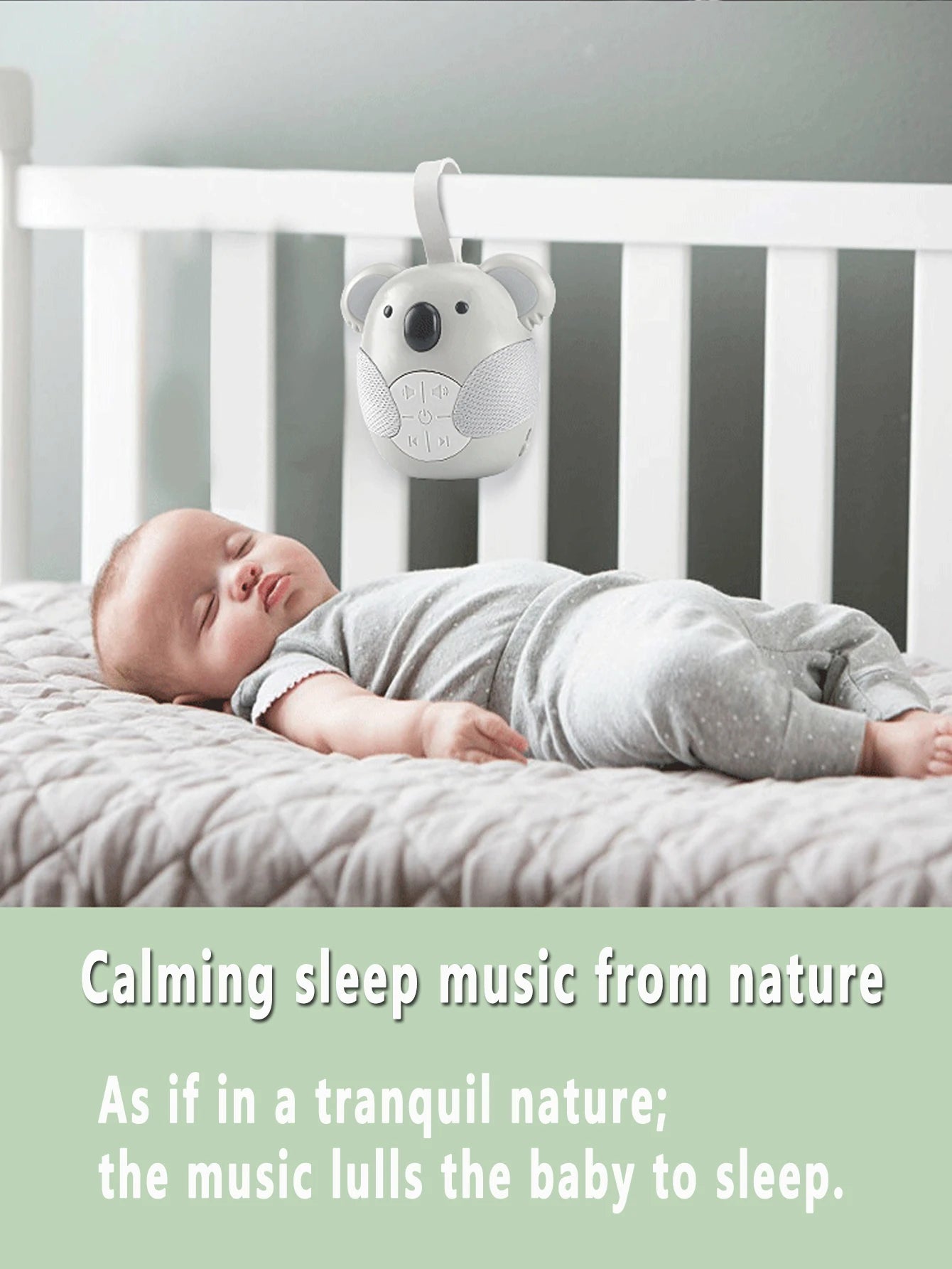 Baby White Noise & Lullaby Sound Machine,Baby Sound Machine,Portable Baby Soother, Stroll & Go, Owl,Portable White Noise Machine