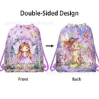 1pc Non Woven Drawstring Bag Birthday Party Gift Bag for Boys Girls Shoulder Storage Bag Multiple Themed Parties to Choose from